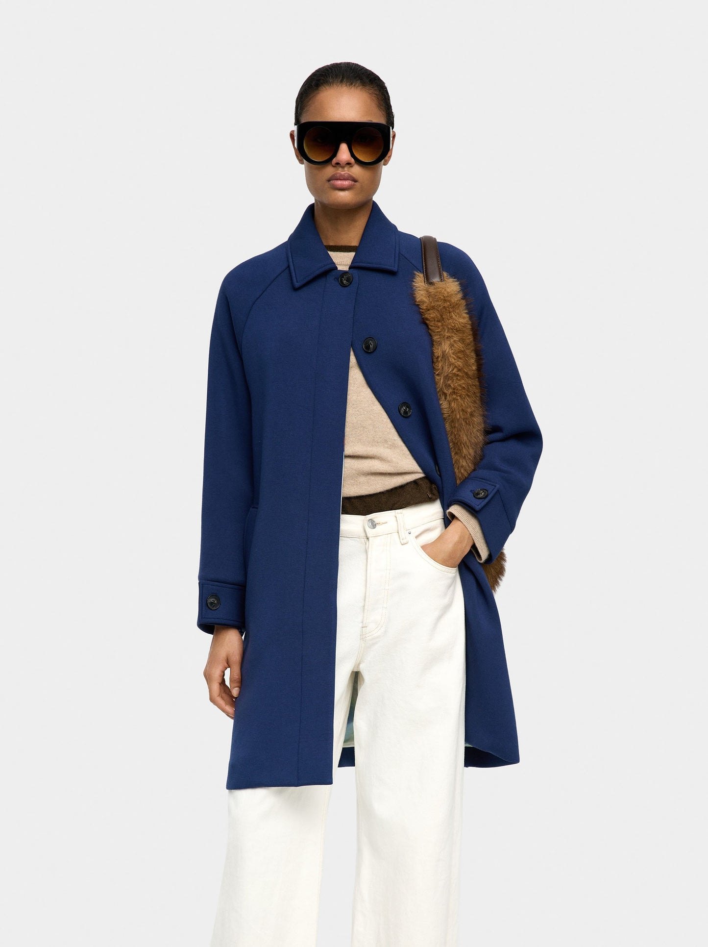 Coat With A Soft Texture And Lining