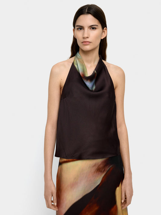 Printed Halter Top