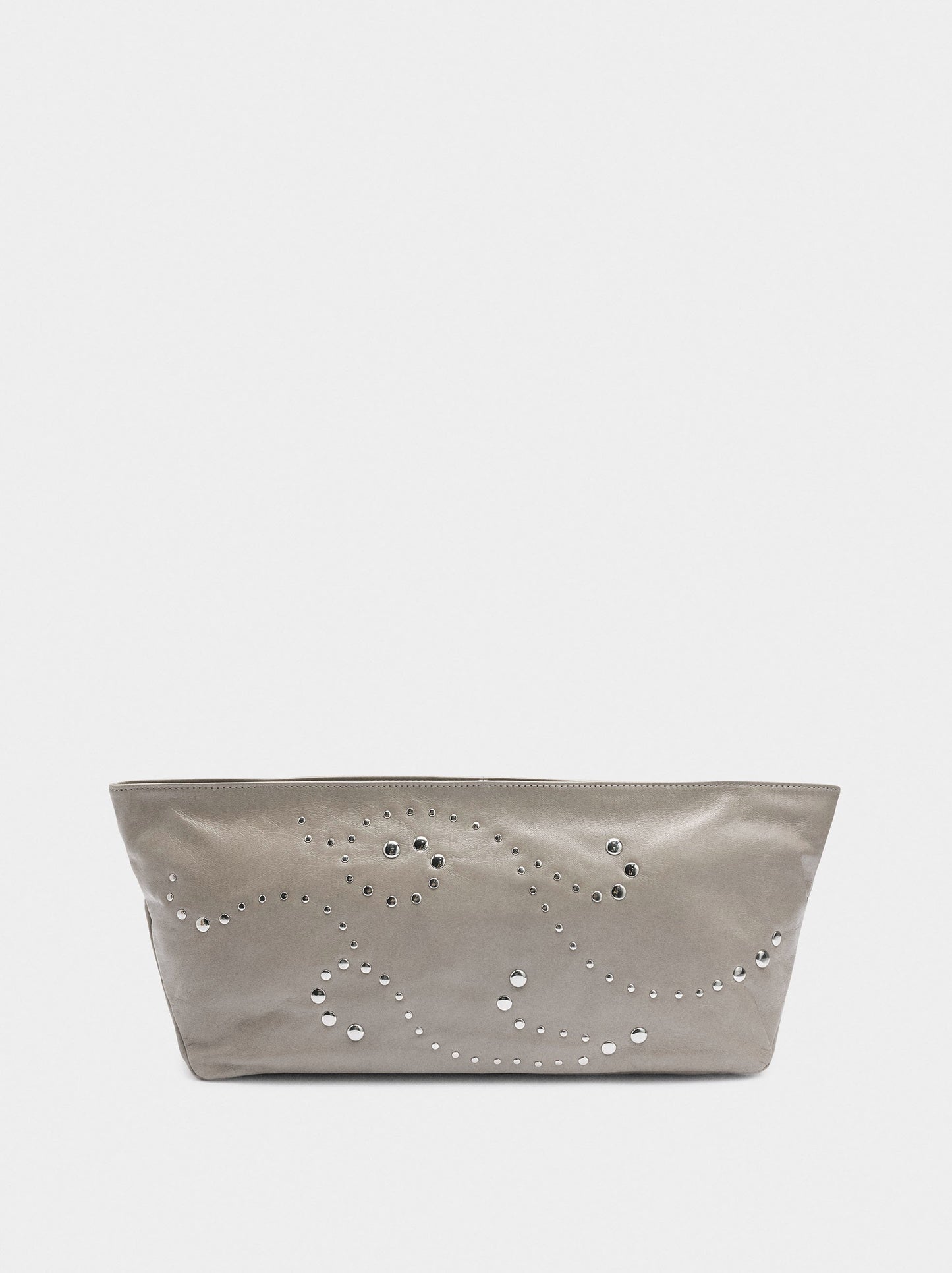 Leather Envelope Party Bag With Studs