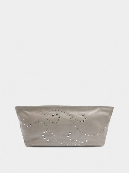 Leather Envelope Party Bag With Studs