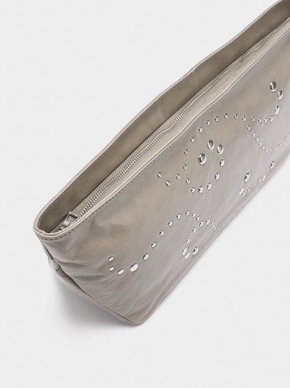 Leather Envelope Party Bag With Studs