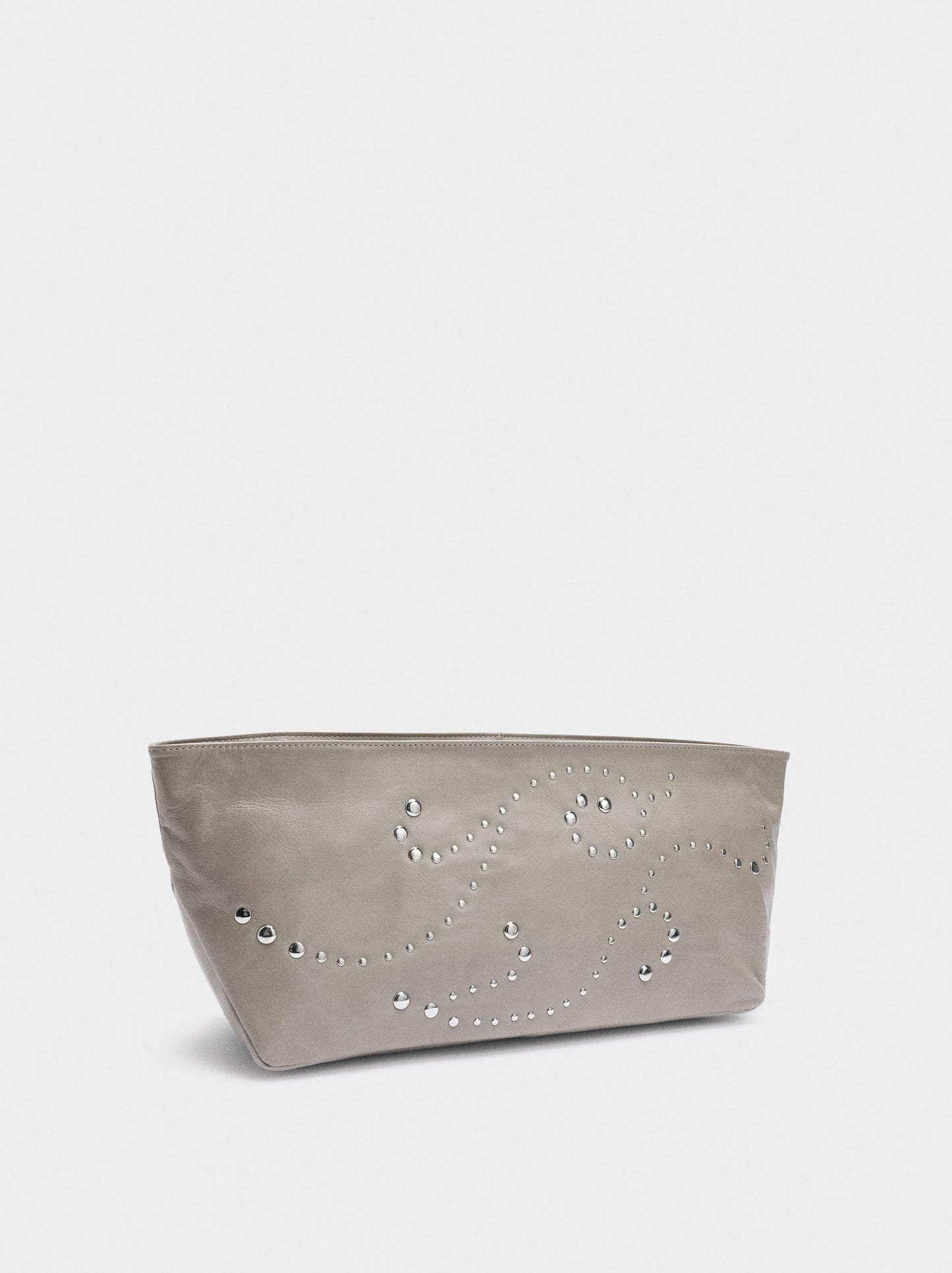 Leather Envelope Party Bag With Studs