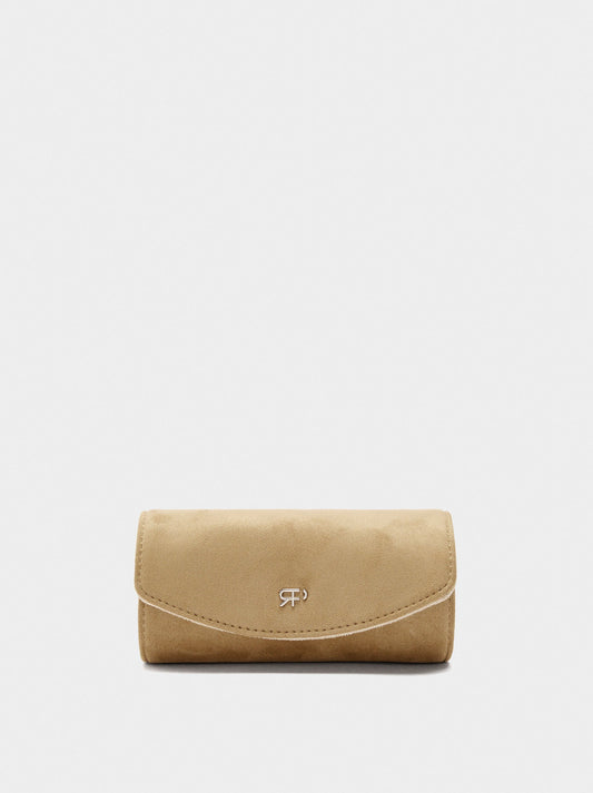 Leather-Effect Roll Jewellery Case