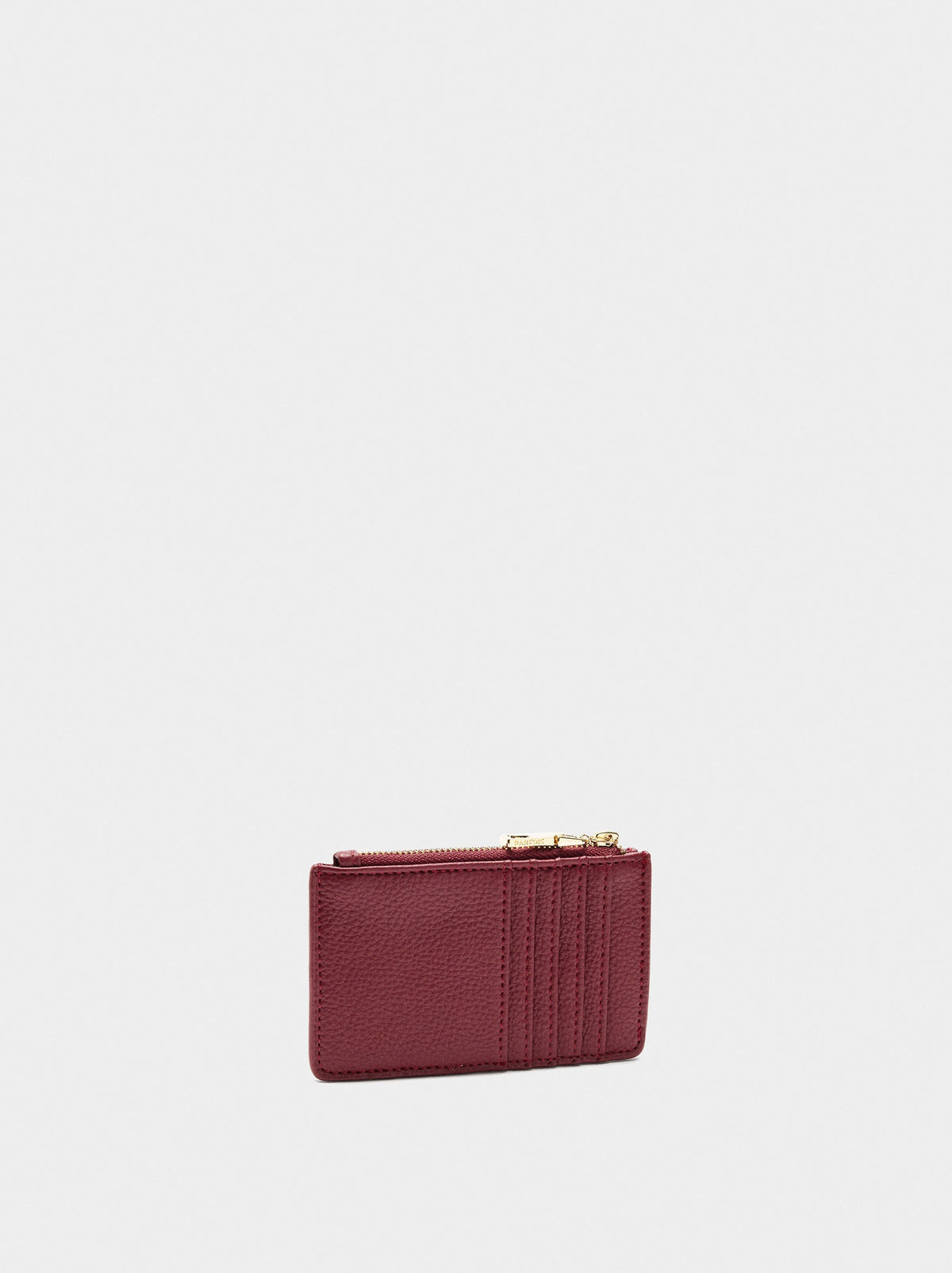 Card Holder With Zipper Closure