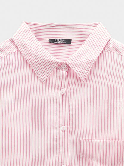 Shirt With Pinstripe
