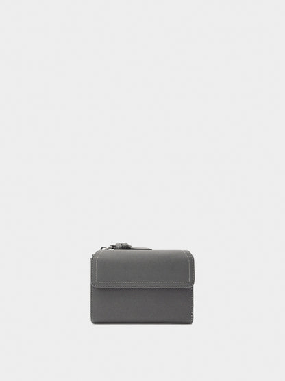 Plain Wallet With Flap