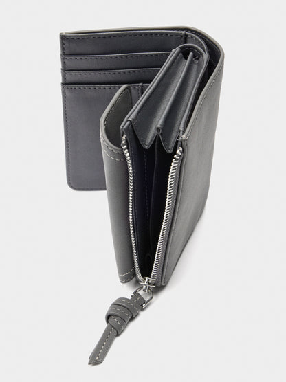 Plain Wallet With Flap