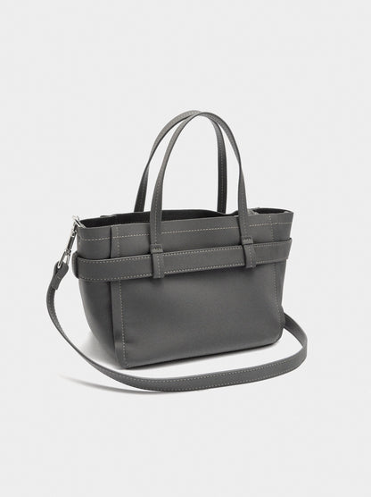 Tote Bag With Belt And Pendant