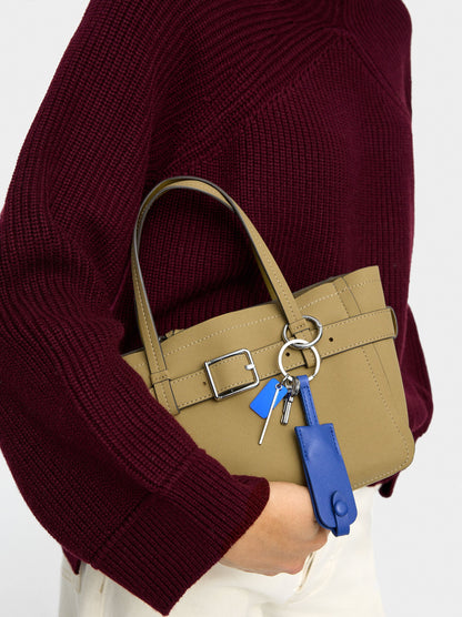 Tote Bag With Belt And Pendant