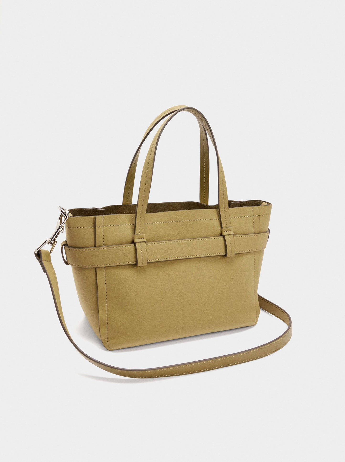 Tote Bag With Belt And Pendant