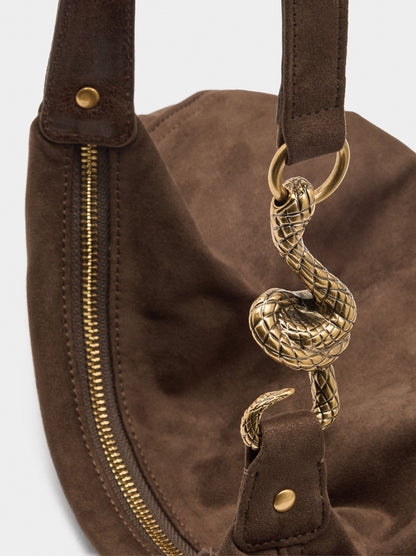 Shoulder Bag With Leather-Effect