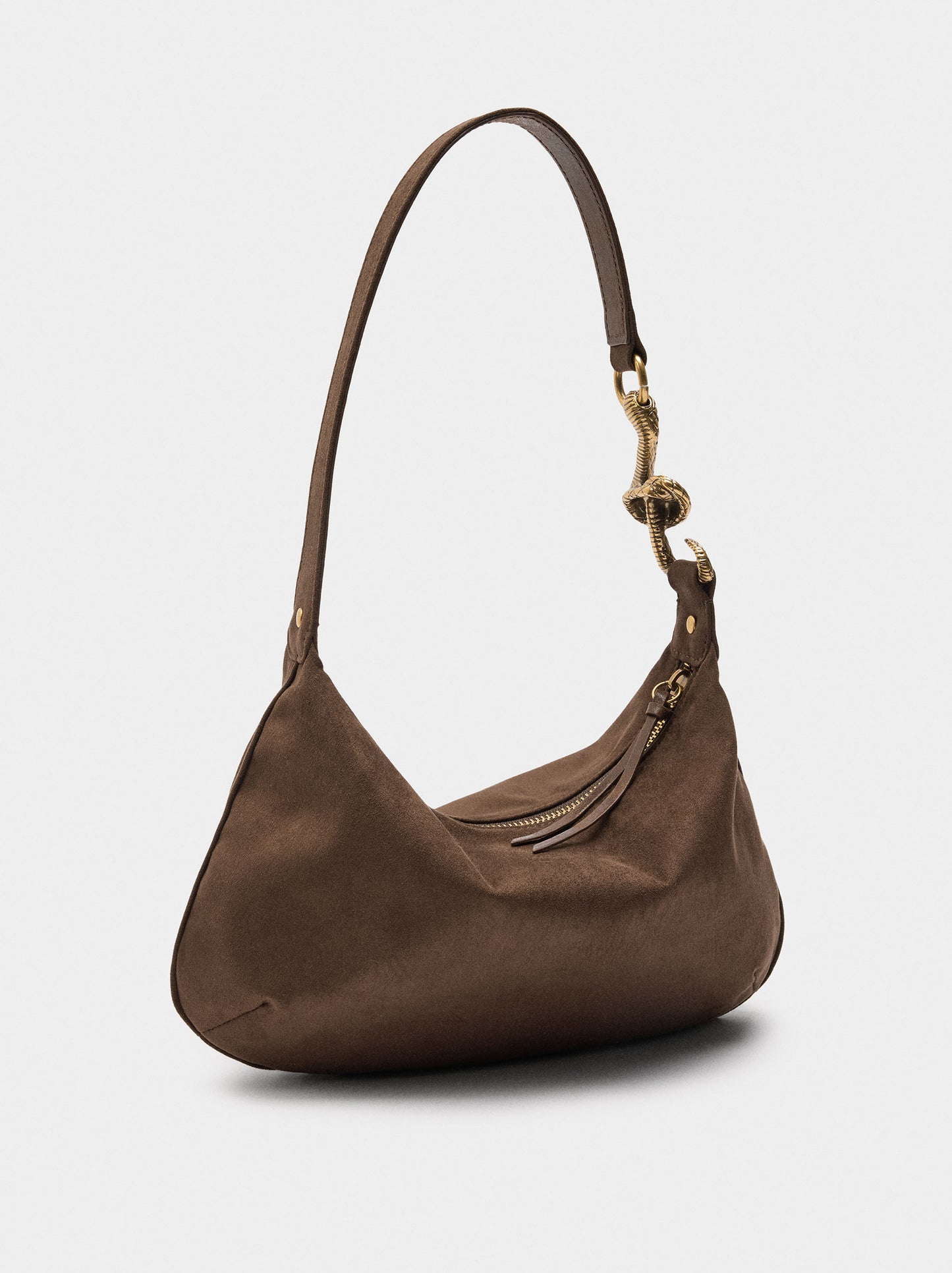 Shoulder Bag With Leather-Effect