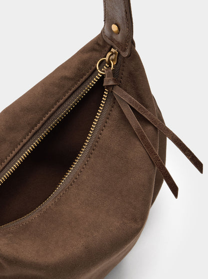Shoulder Bag With Leather-Effect