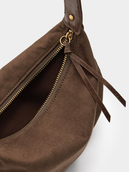 Shoulder Bag With Leather-Effect