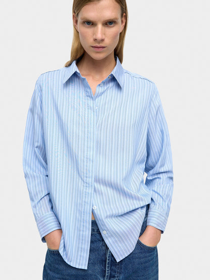 Shirt With Pinstripe