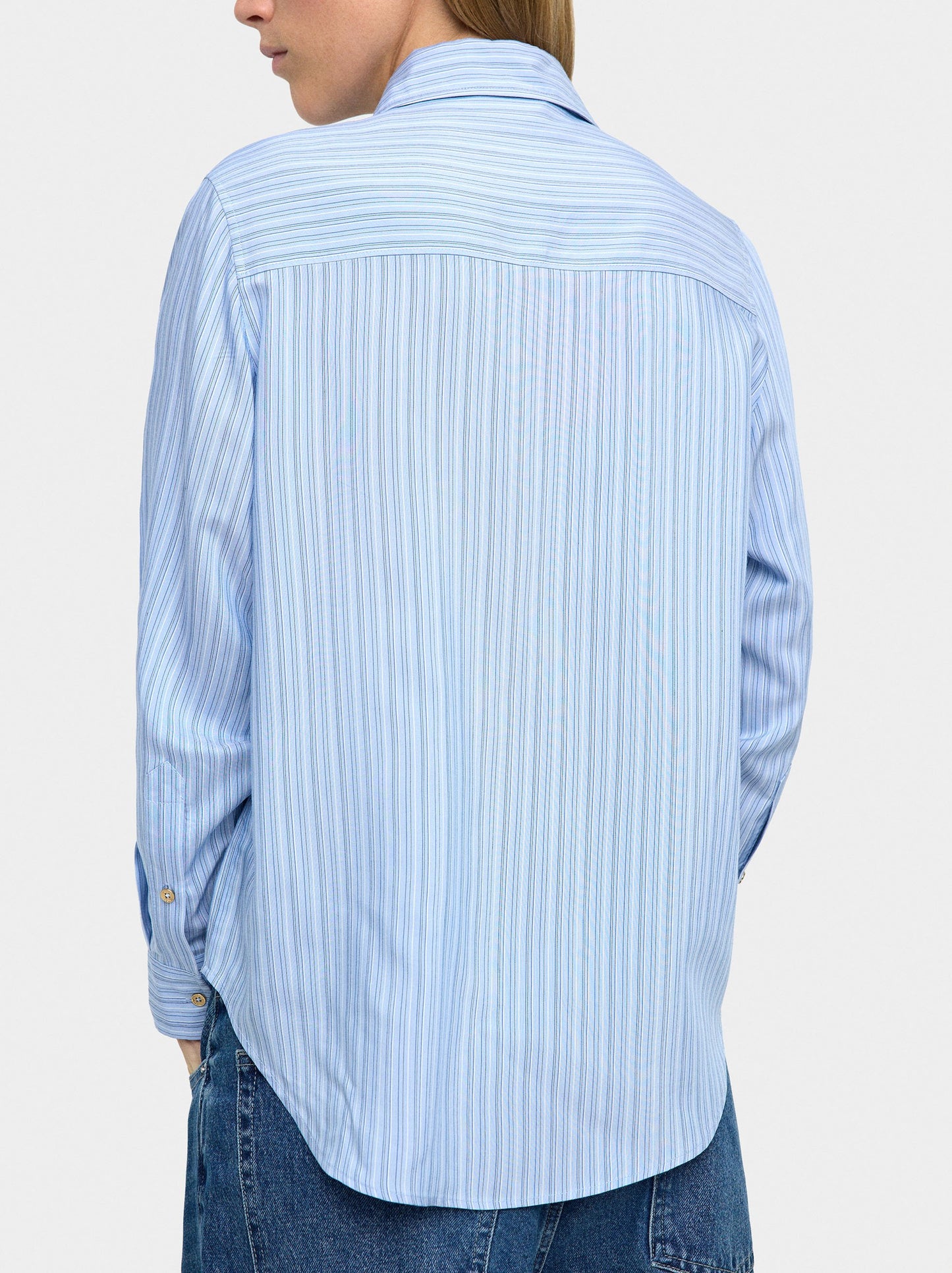 Shirt With Pinstripe
