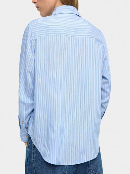 Shirt With Pinstripe