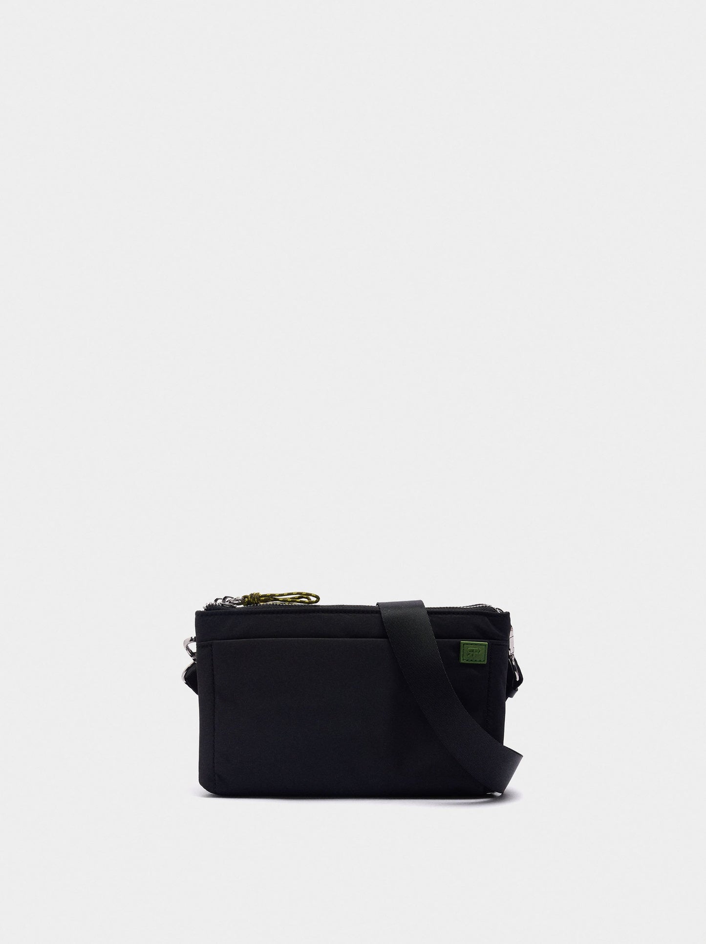 Double Crossbody Bag In Nylon