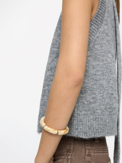 Elastic Bracelet With Stone Effect