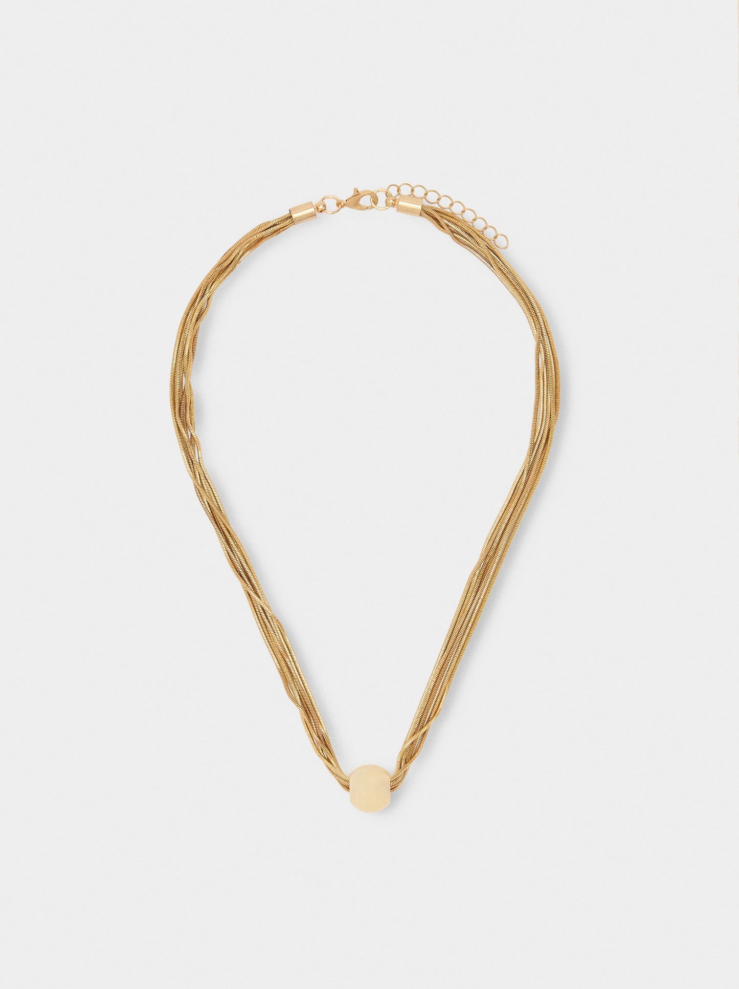 Multi-Collar With Sphere Stone Effect