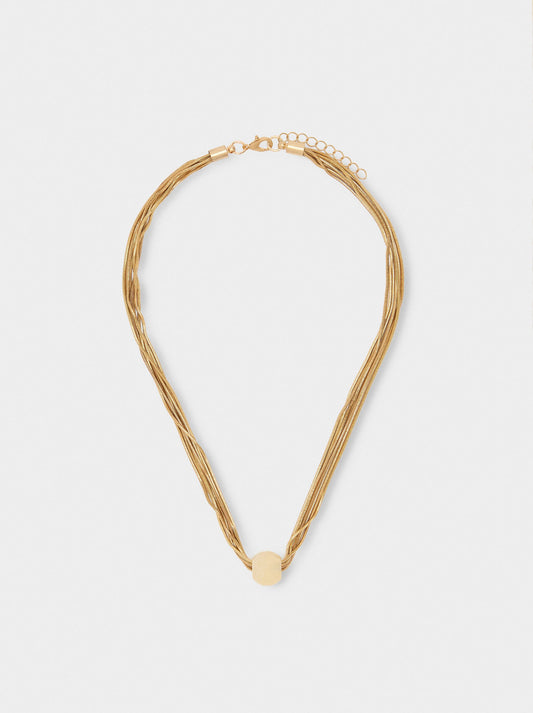 Multi-Collar With Sphere Stone Effect