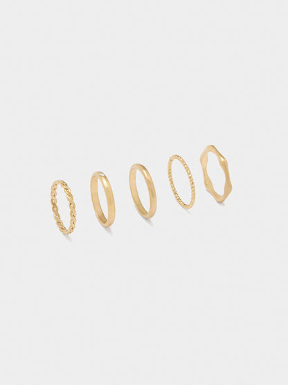 Set Of Golden Rings
