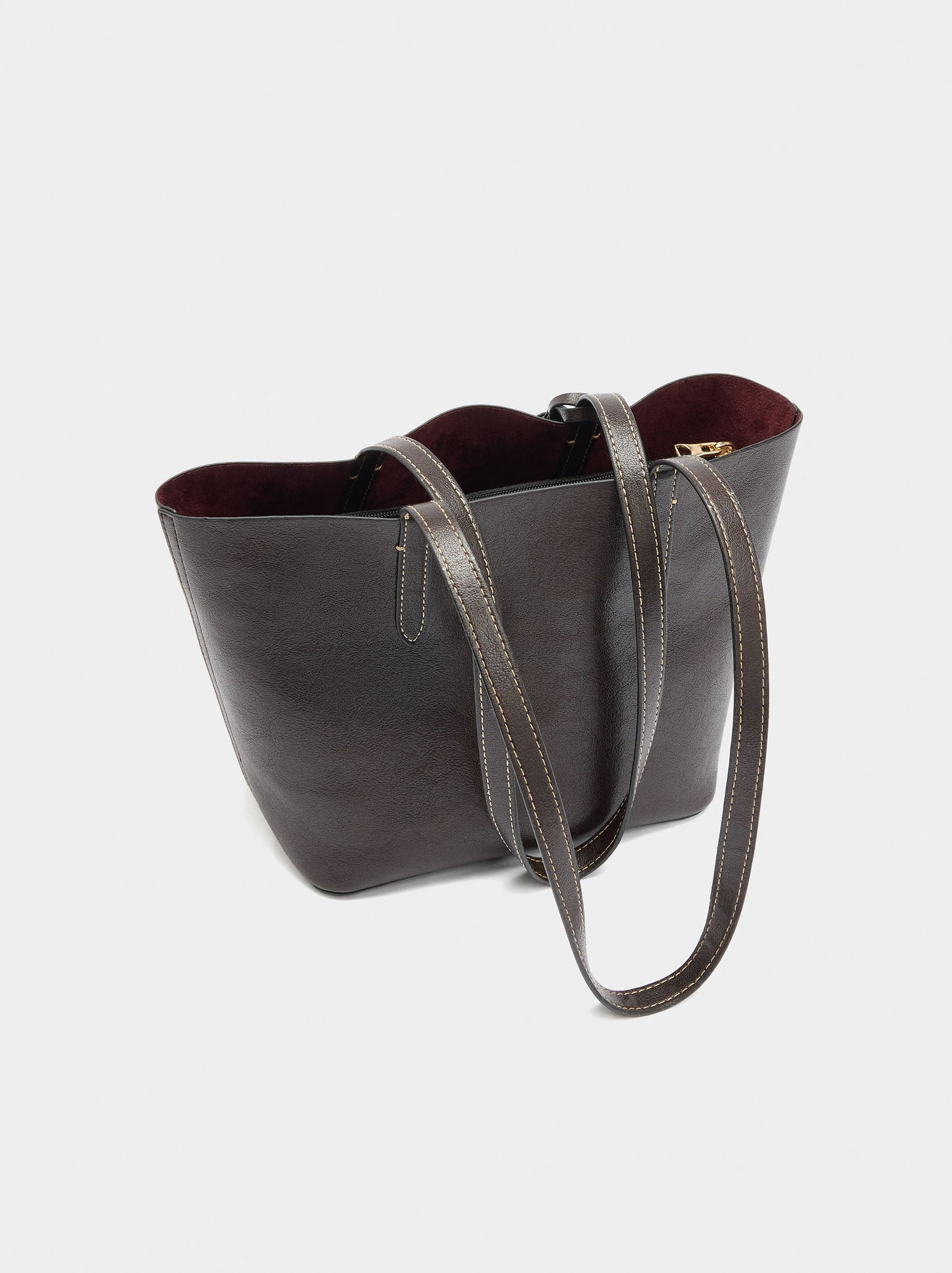 Reversible Shopper Bag With Removable Bag M