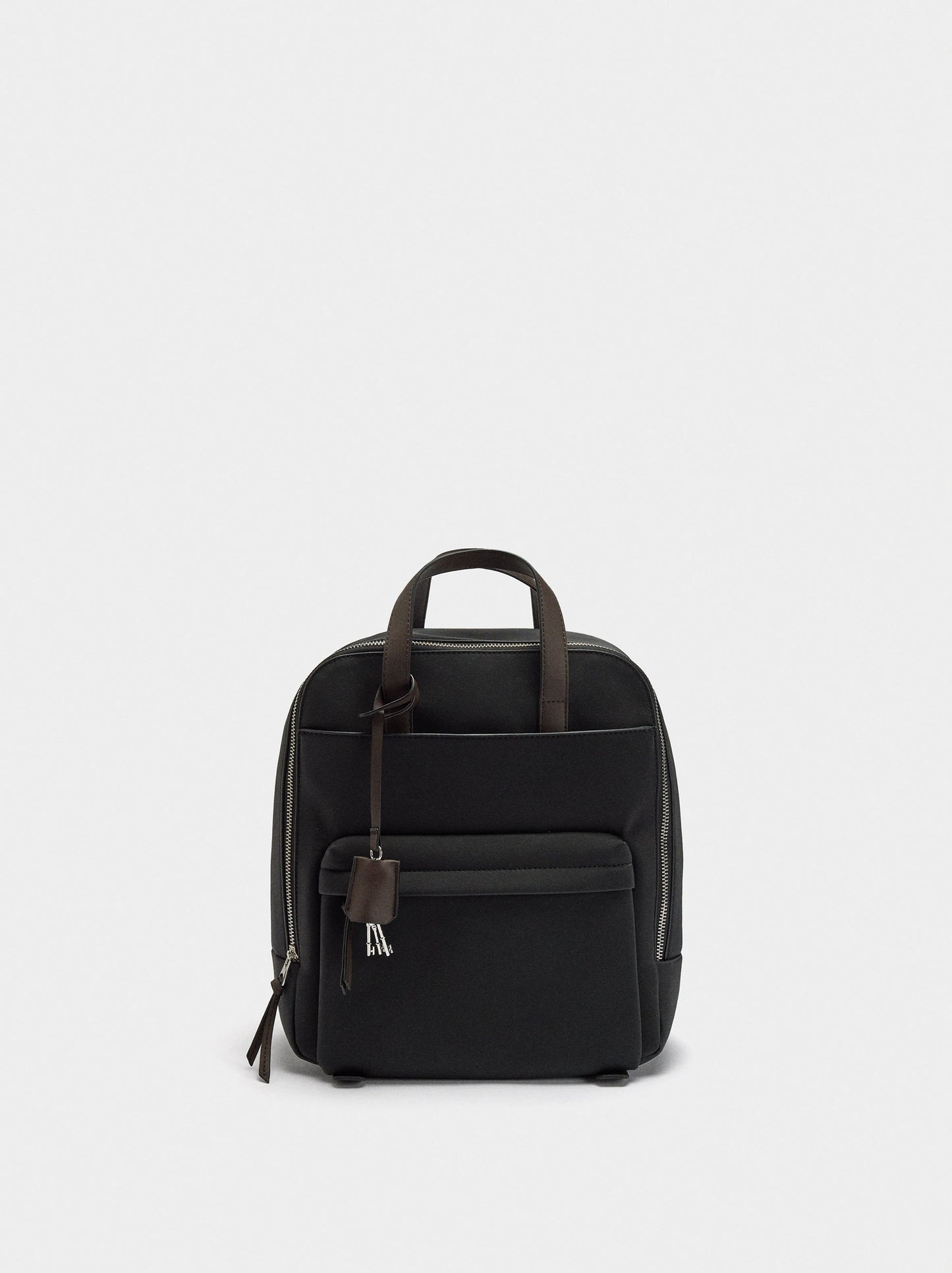Nylon-Effect Backpack