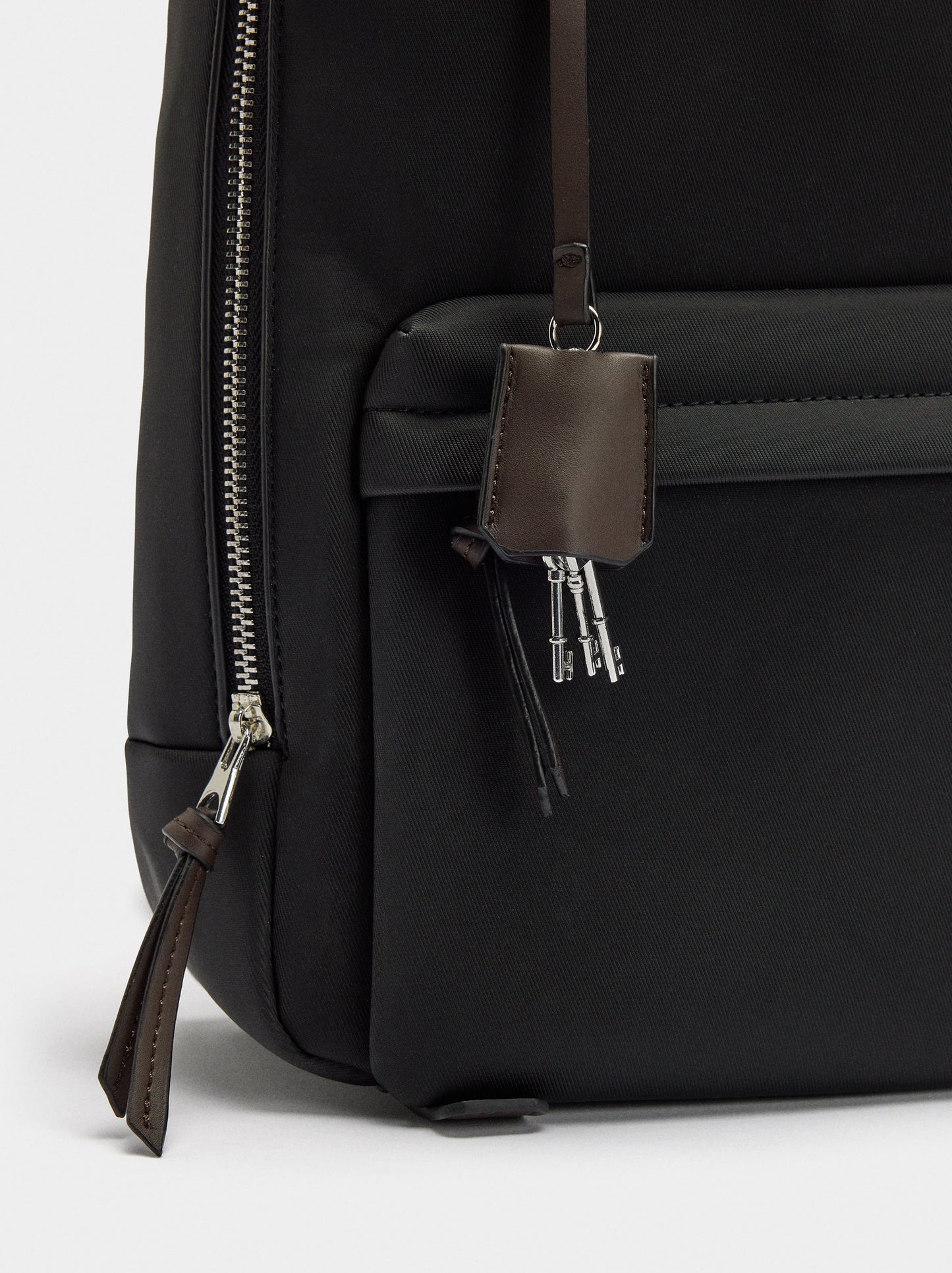 Nylon-Effect Backpack