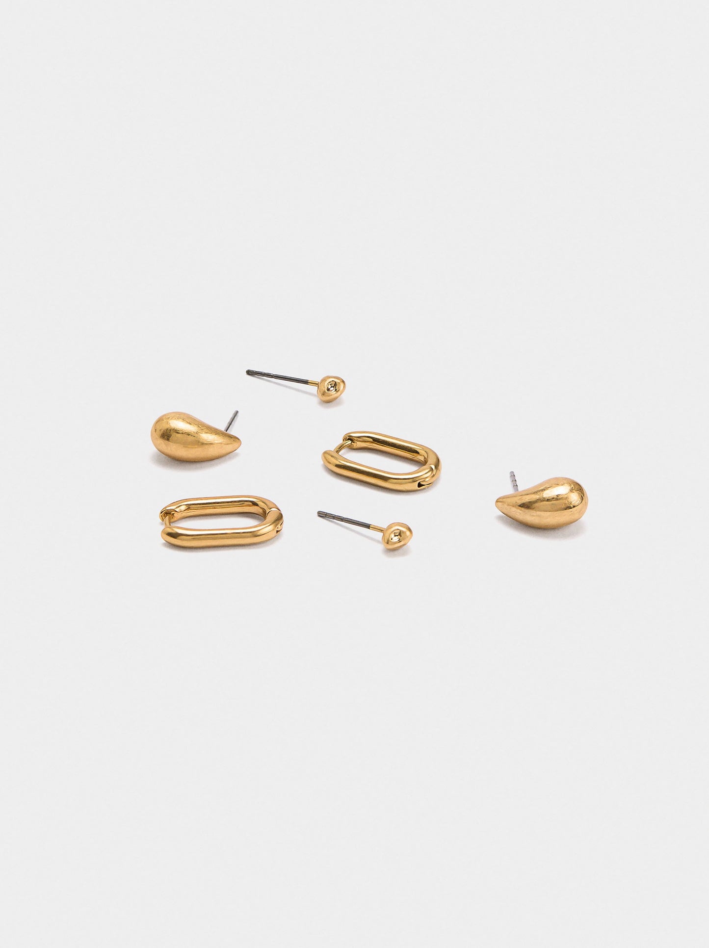 Set Of Gold Earrings