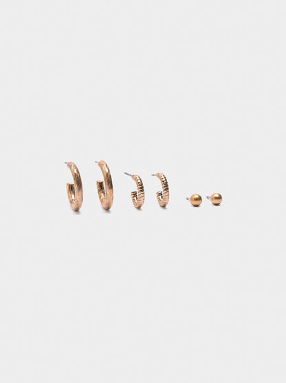 Set Of Golden Earrings