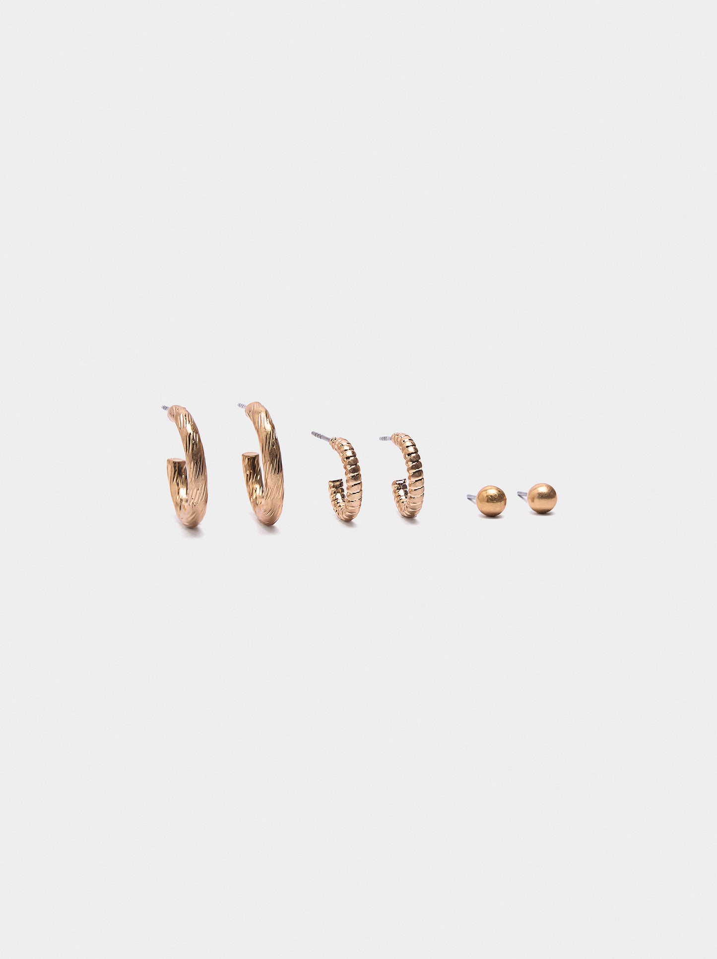 Set Of Golden Earrings