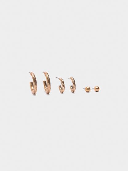 Set Of Golden Earrings