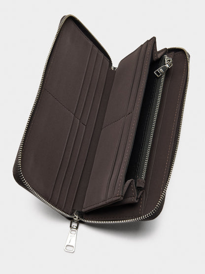 Soft Texture Wallet With Zipper