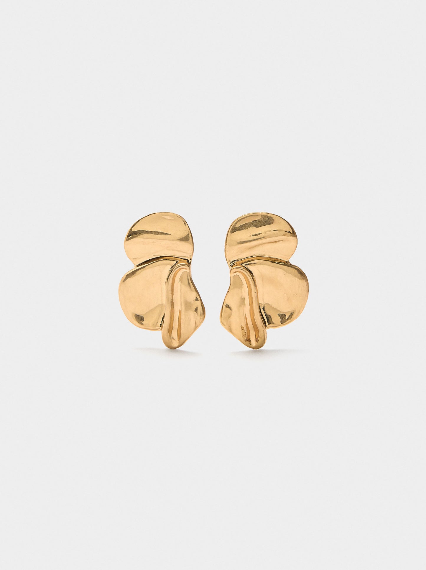 Earrings With Half-Flower