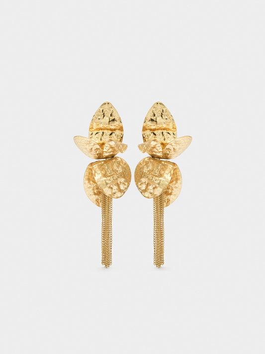 Long Petal Earrings