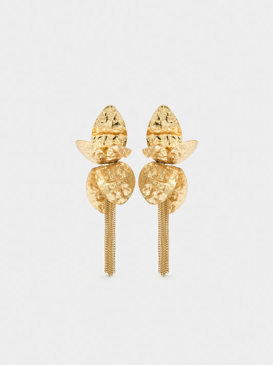 Long Petal Earrings