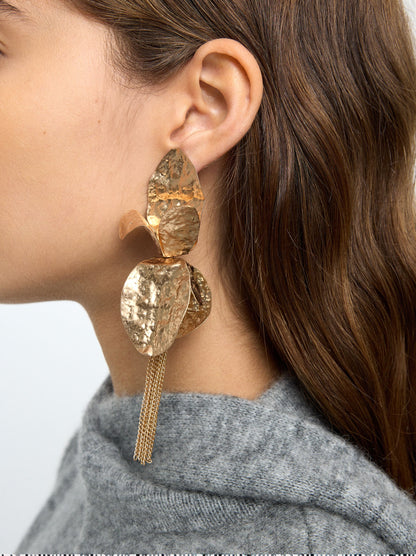 Long Petal Earrings