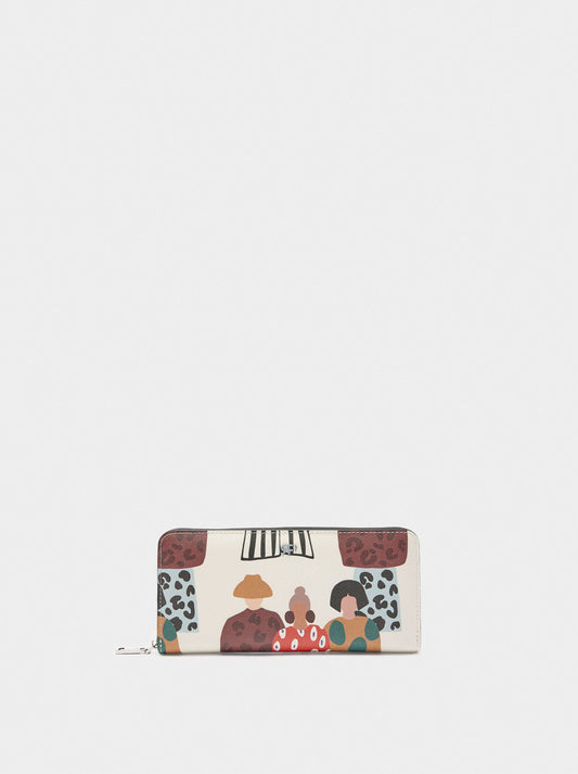 Printed Wallet With Texture