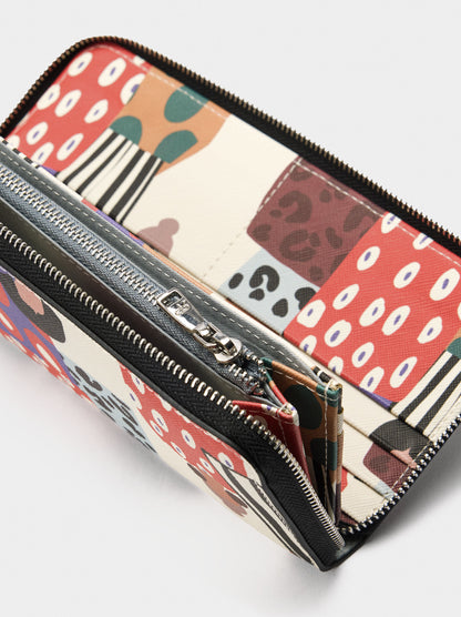 Printed Wallet With Texture