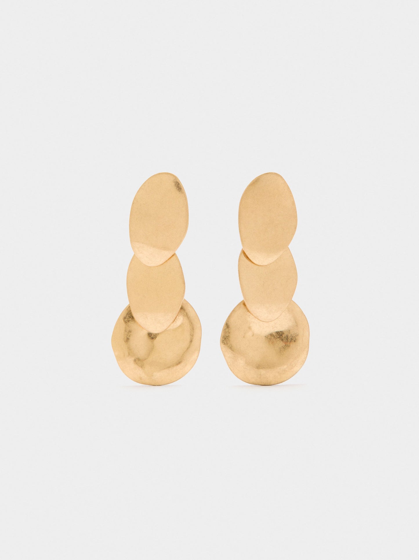 Long Oval Earrings