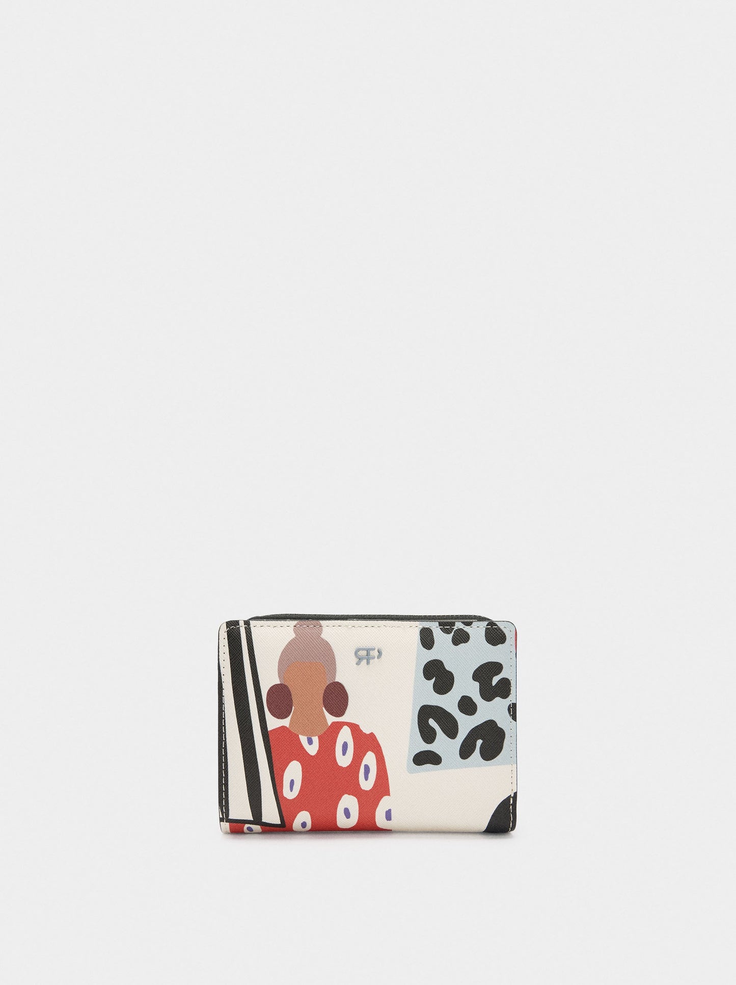 Wallet With Printed Texture
