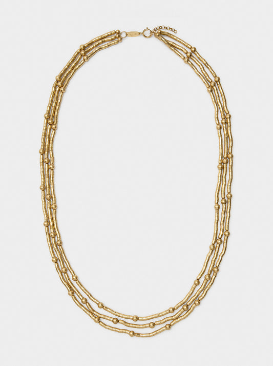 Flexible Necklace With Beads