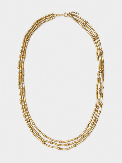 Flexible Necklace With Beads