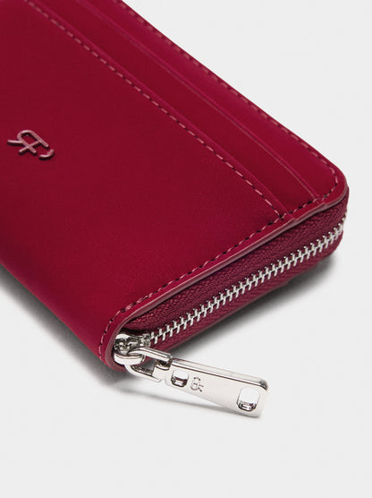 Soft Texture Wallet With Zipper