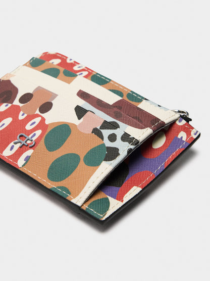 Printed Textured Cardholder