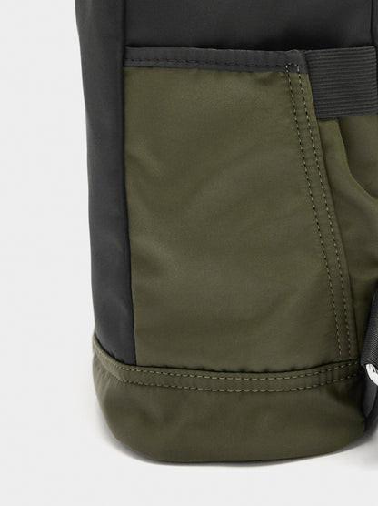 Nylon Colour Block Backpack