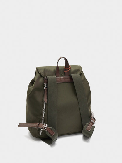 Nylon Backpack With Pendant