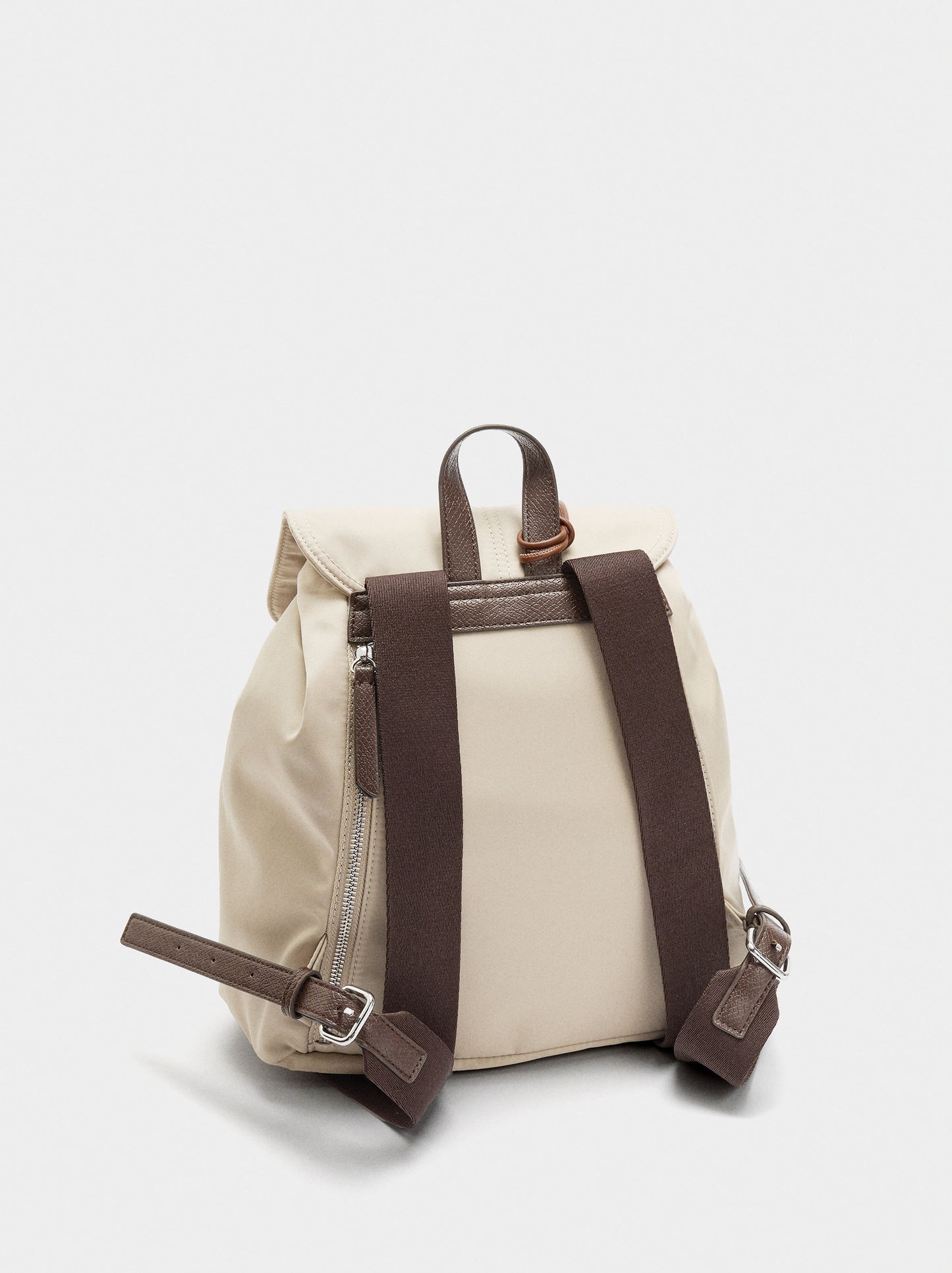 Nylon Backpack With Pendant