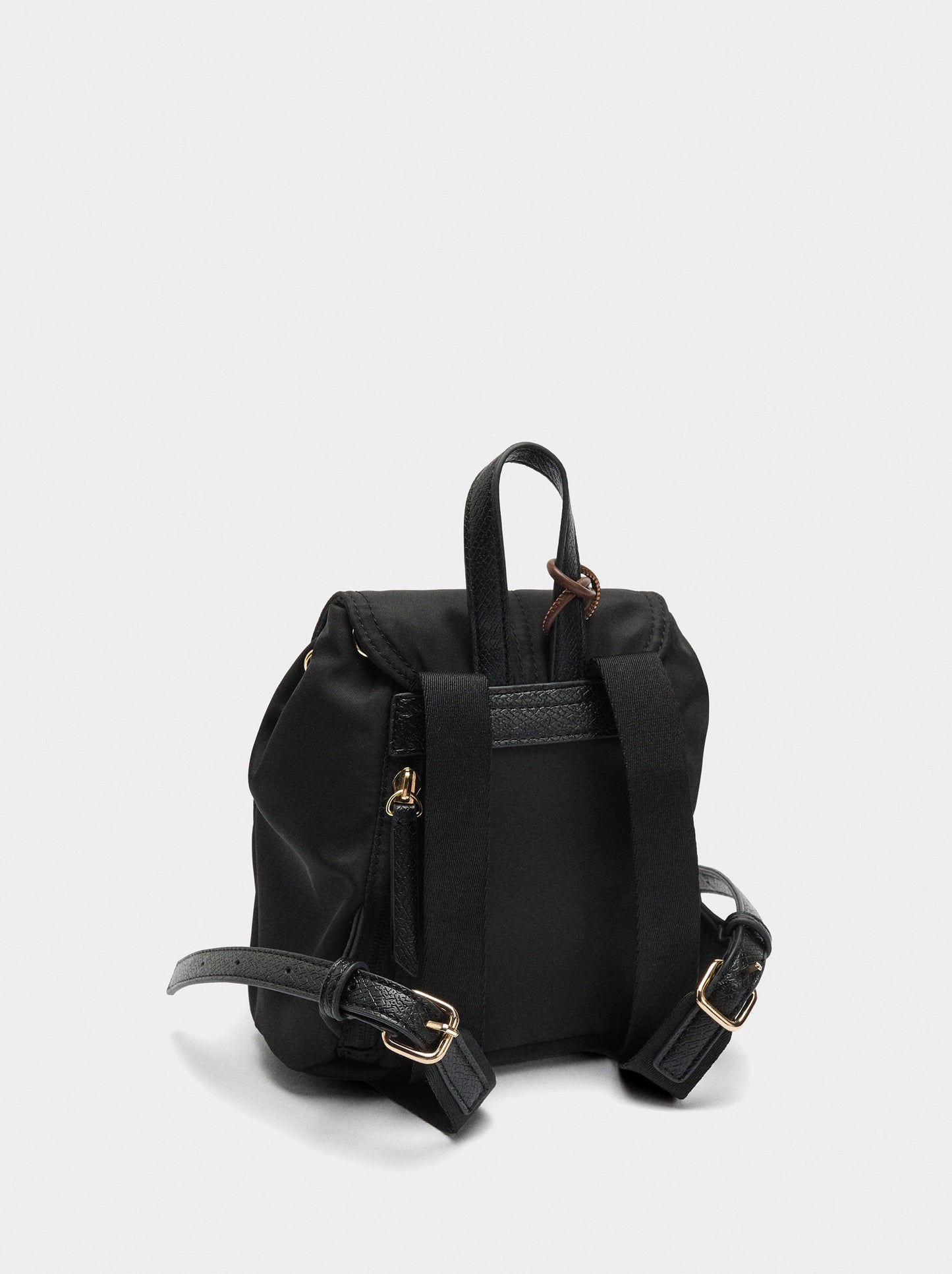 Mini Nylon Backpack With Pendant